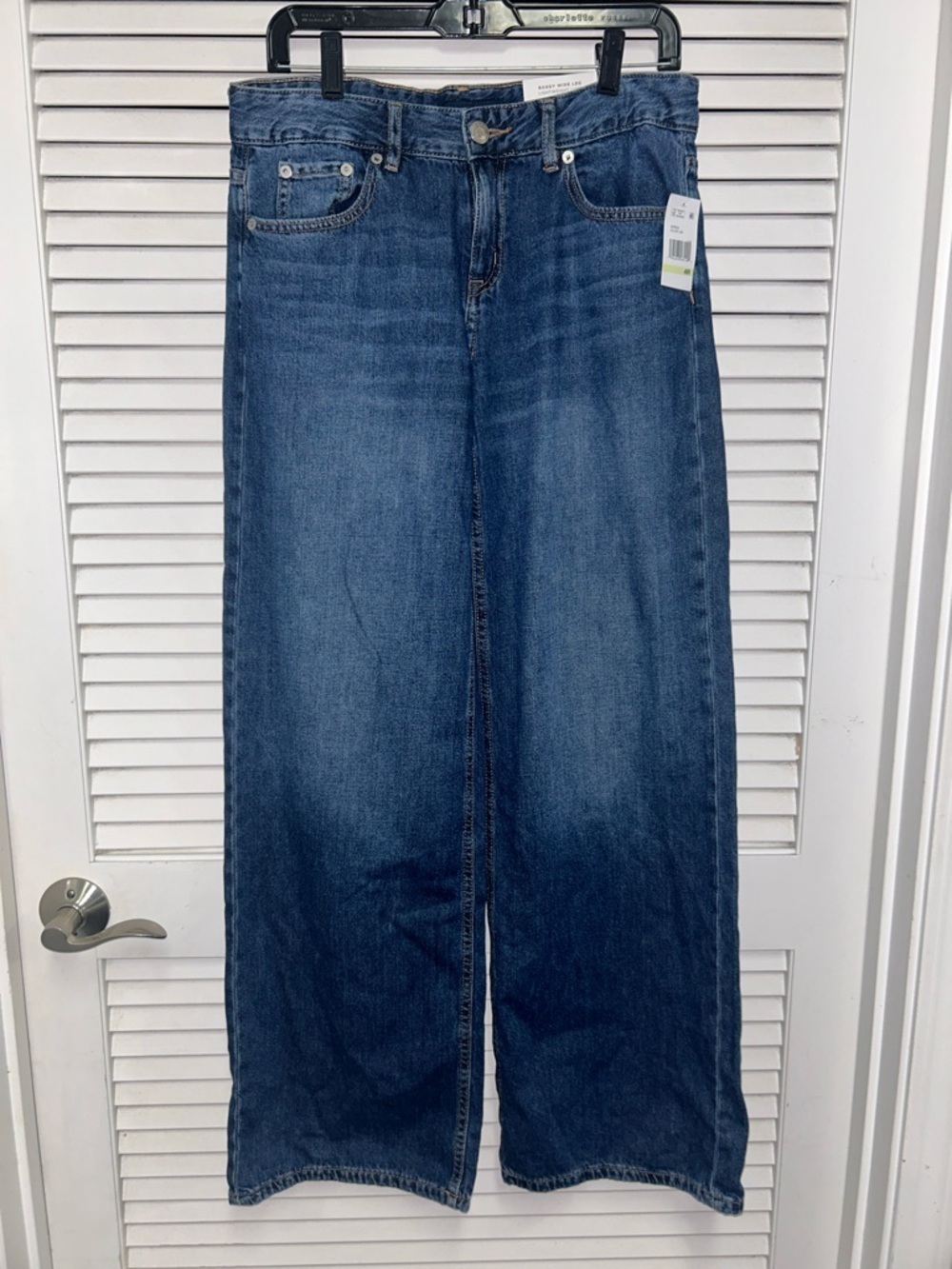 Aeropostale Baggy Wide Leg Lightweight Luxe Classic Denim Wash NWT
